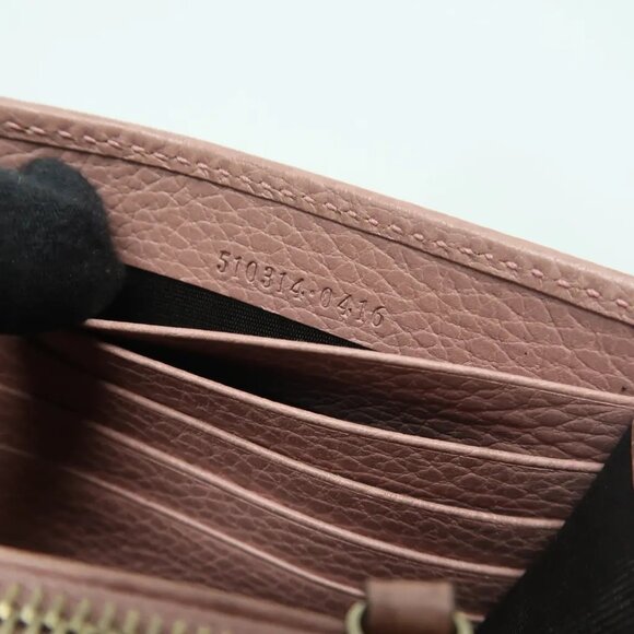 GUCCI Interlocking Pink Leather Shoulder Bag 643-040825 - Picture 10 of 12